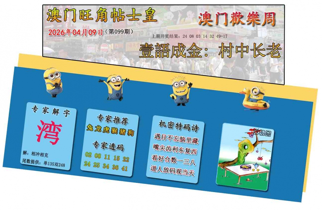 099期旺角贴士皇[图]